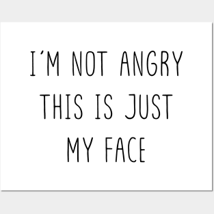 Pathologist -Funny Camper I'm not angry this is my pathologist face-Pathologist gift-Pathology Camper-Pathology Gift. Posters and Art